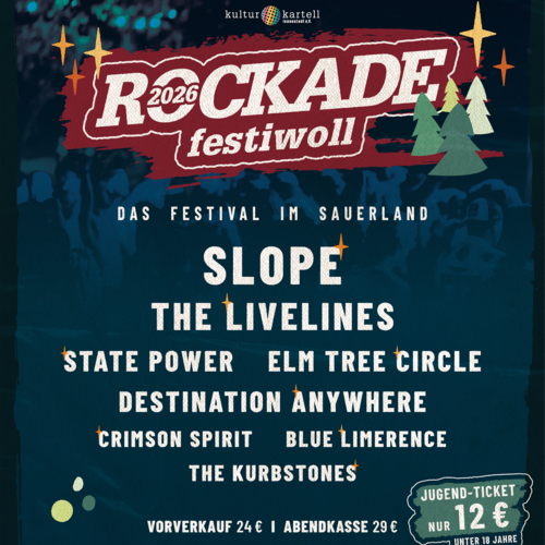 Tickets kaufen für Rockade Festiwoll 2026 am 05.09.2026
